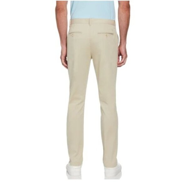 New! Penguin Wittfield Heritage Fit Khaki Chino Pants Flat Front Size 34 x 29 - Picture 2 of 9